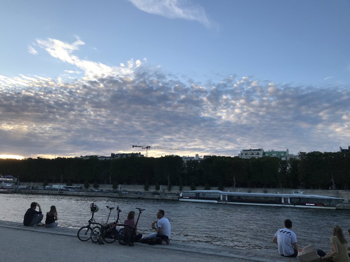 #Paris #atardecer #cenas
