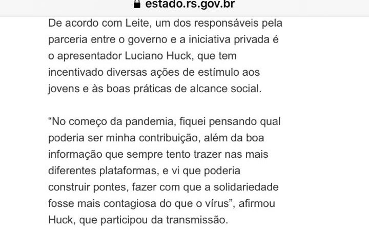 Ele faz a campanha adiantada dele