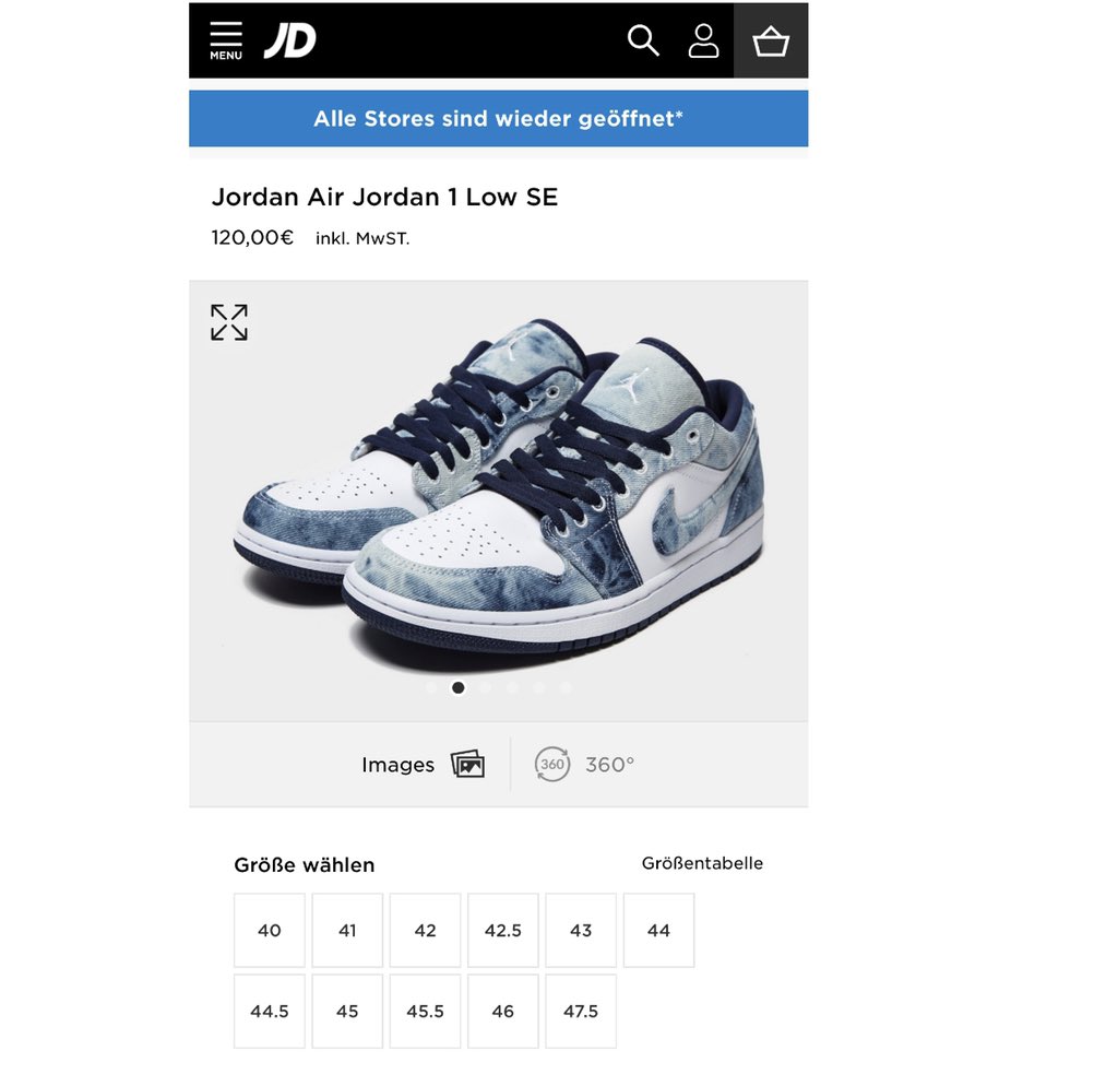 snkr_twitr's tweet photo. Jordan 1 Low SE ‘Washed Denim’

https://t.co/1rDI8sR599

#AD https://t.co/KenrI4O7hd
