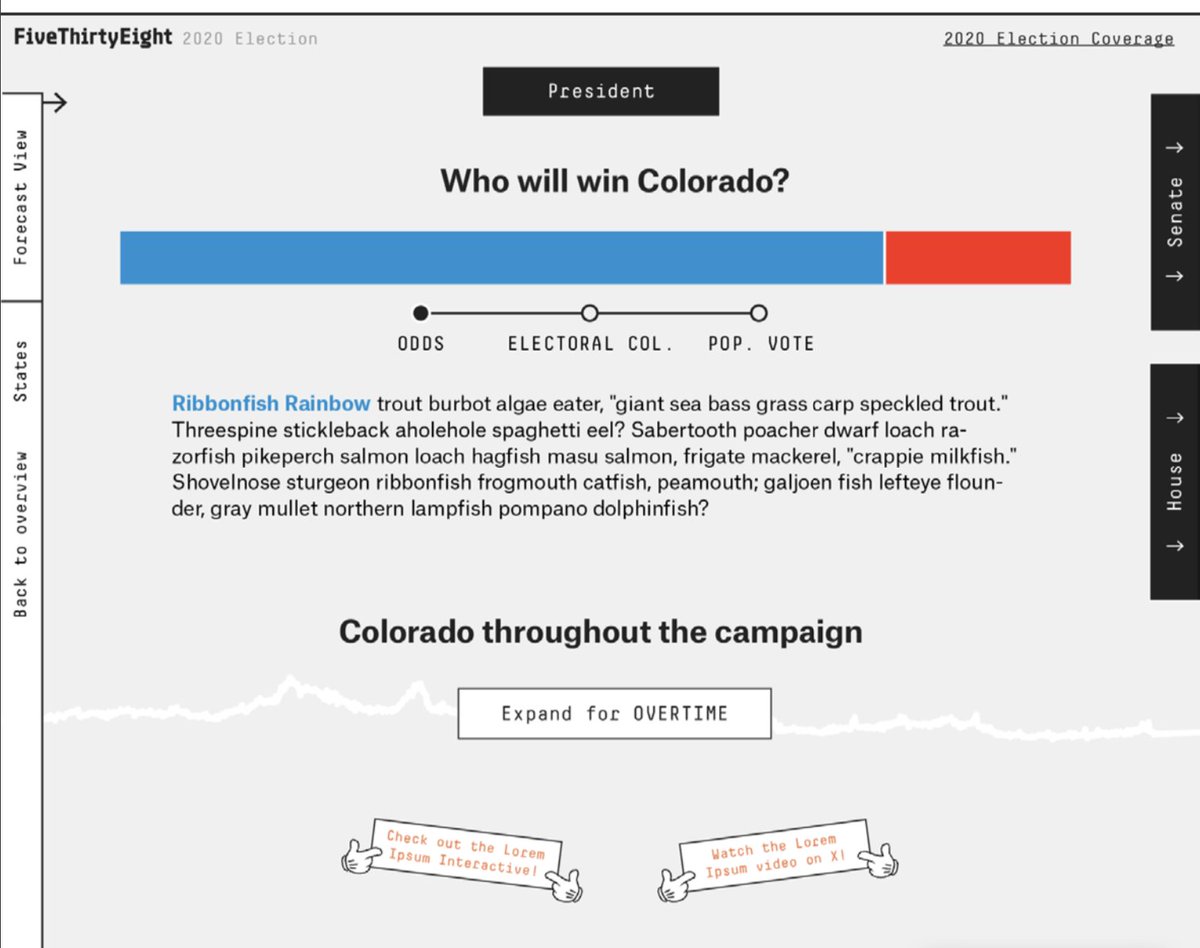 I did a low-key & v inconsistent skinning for a first design pass. Inconsistency in mocks is a n00b move, but we all do it OK.  Anyway look at these ~fun mocks~