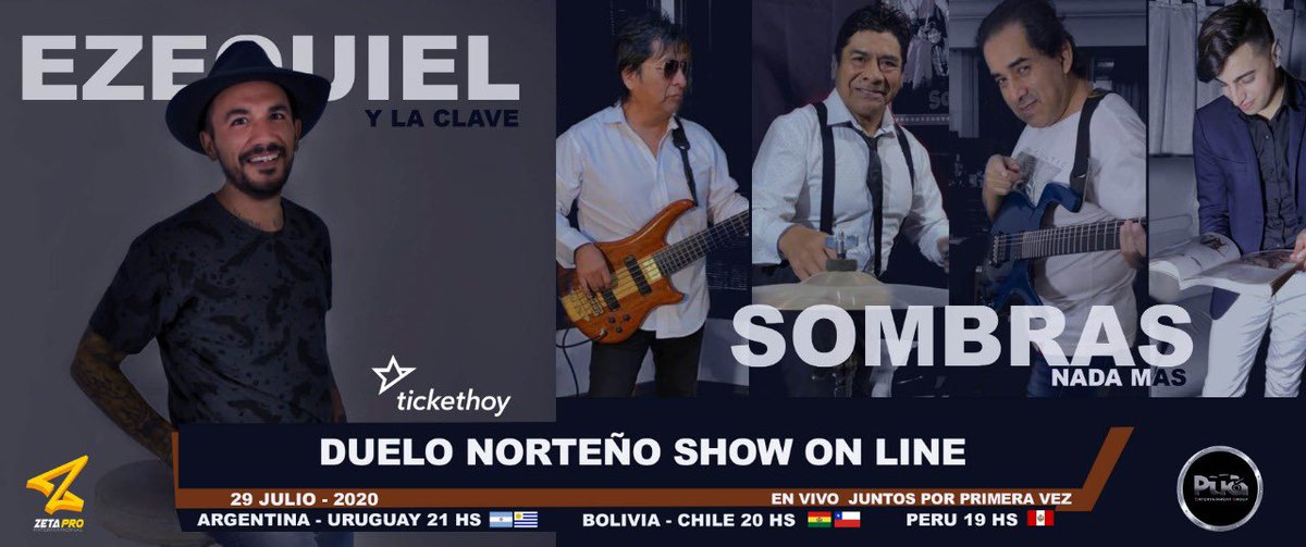 Show virtual 29 de julio 2020 imperdible #tickethoy #puagroup #norteños #pasiondesabado #savetiktok #viral