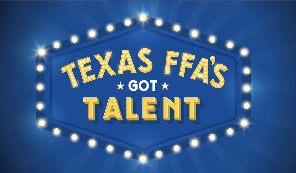TexasFFA's tweet photo. Texas FFA’s Got Talent is minutes way. Tune in LIVE! 

https://t.co/2nKtDDemsr https://t.co/EXJrTk4O2n
