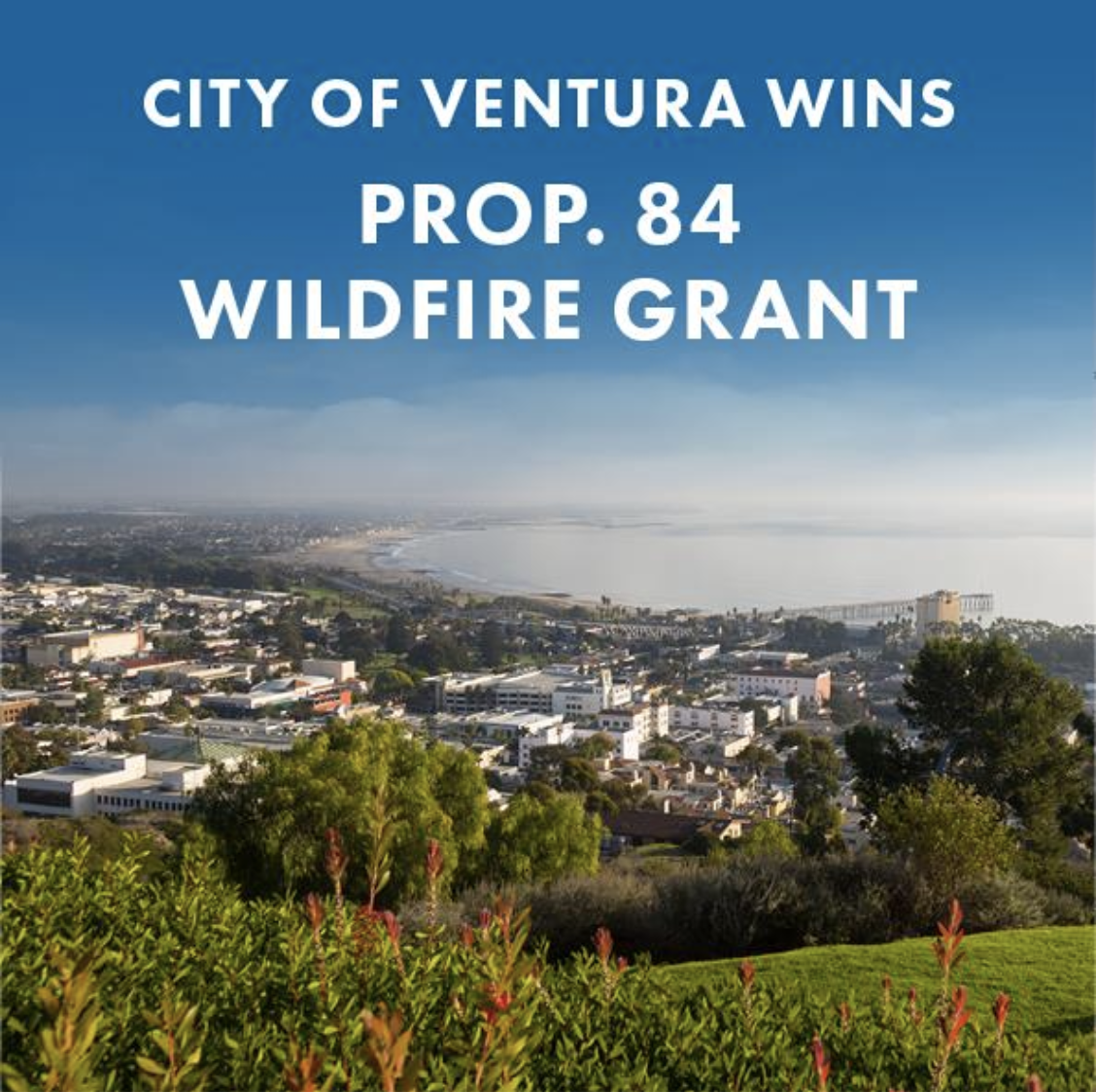 cityofventura's tweet photo. We are excited to announce the city was recently awarded a $200,000 #prop84 Wildfire Grant to help the city mitigate #naturaldisasters, support #climateaction and #resilience. The award was made possible through #BOOSTca. Learn more here: https://t.co/Lg0Oom3qAT https://t.co/P0z18qz6Lm