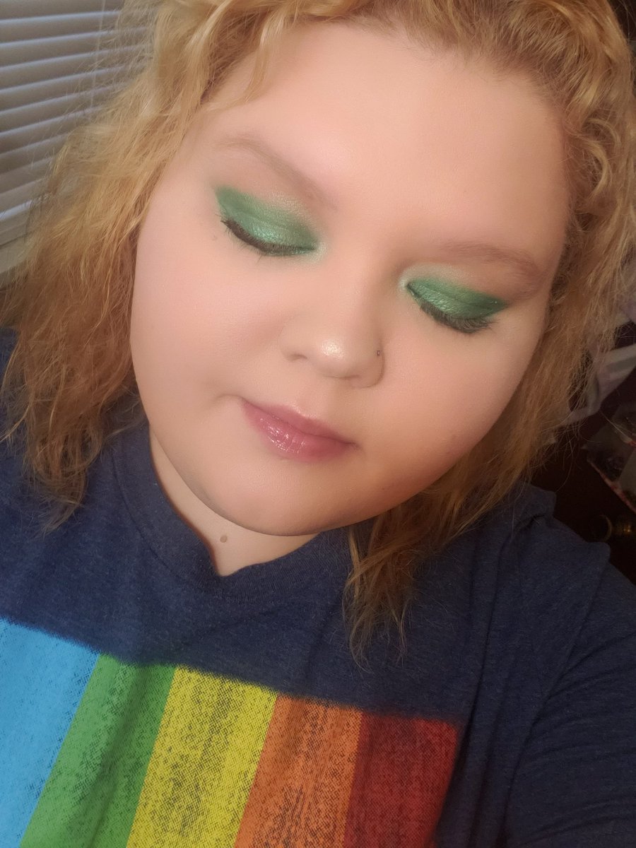 chelz1776's tweet photo. Put It Back!💚 The last 2 pics were after I got my eyebrows waxed I was past due for one lol. DO NOT LEAVE NEGATIVE COMMENTS YOU WILL BE BLOCKED! @JeffreeStar @shanedawson #putitback! #jeffreestarcosmetics #Conspiracycollection #ShaneXJeffree https://t.co/3yASlgBmdC