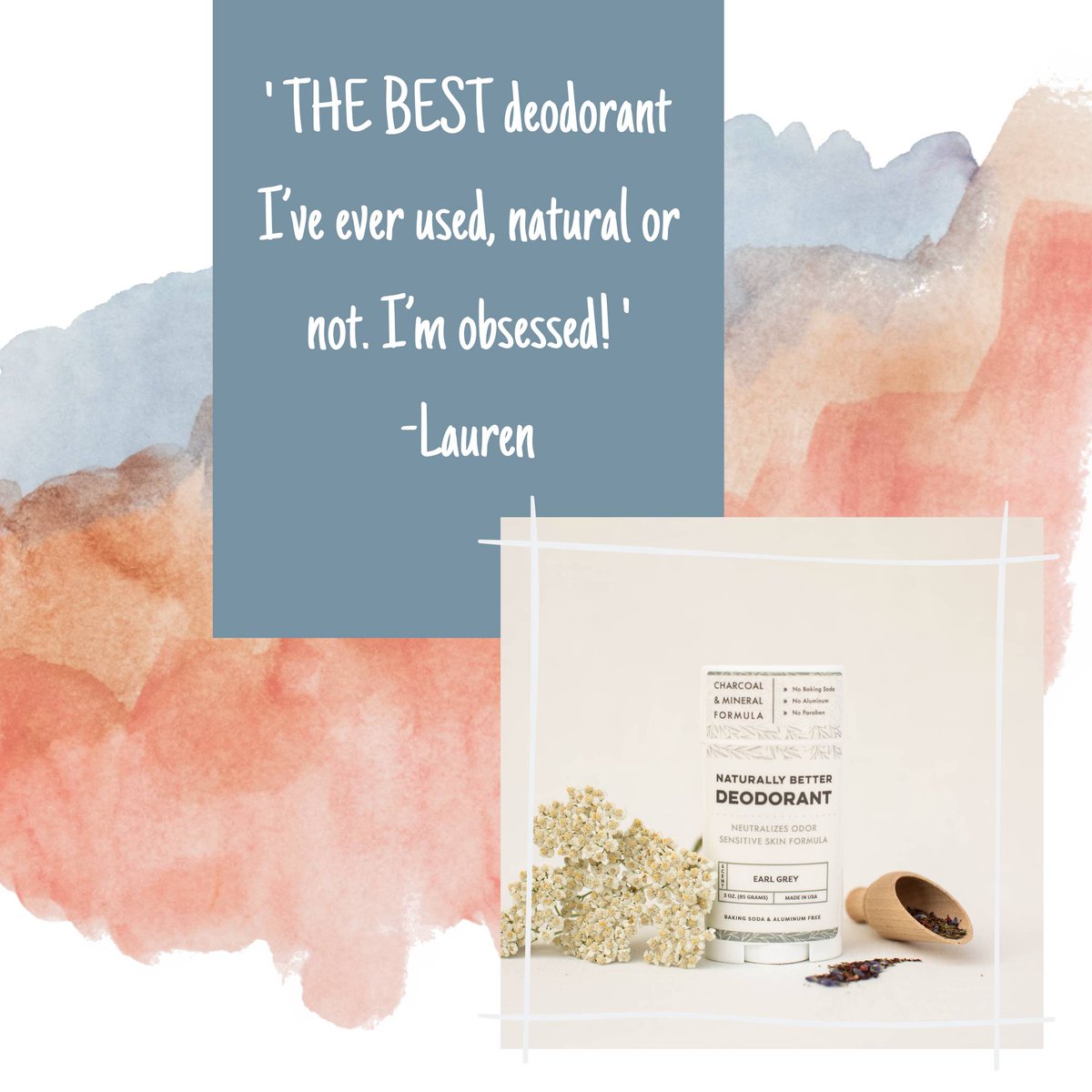 DSBodyBasics's tweet photo. Such a great feeling when we hear how much you love our products 💗 Do you use a natural deodorant? Comment with your favorite👇 #dayspabodybasics #montanamade #allnaturalskincare #reviews #naturaldeodorant #deodorant https://t.co/IPAsIWQehL