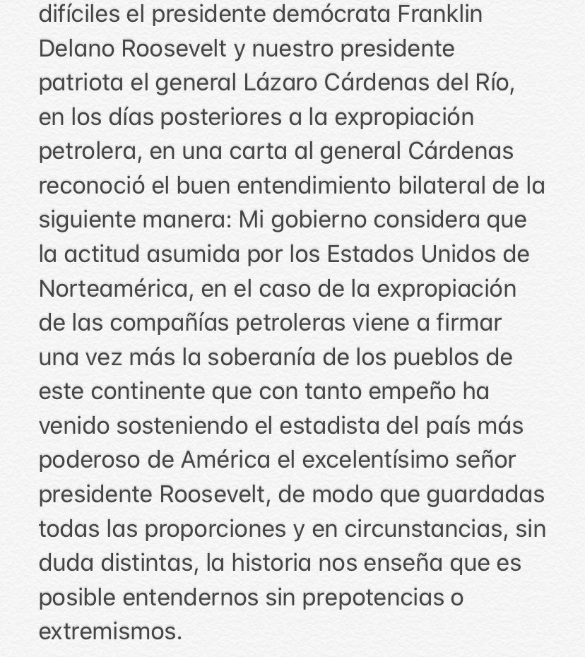 AMLO hizo una jugada simbólica importante. Visitó a Lincoln y luego a Benito Juárez y luego los citó en su discurso para contextualizar las relaciones binacionales y también el no-reconocimiento de gobiernos intervencionistas.