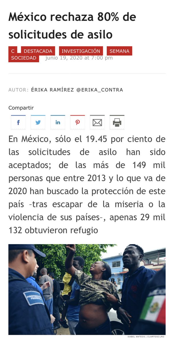 ¿Pero de verdad Trump y EEUU no han violado la soberanía de México? ¿Pusimos a un montón de migrantes centroamericanos en centros de detención y les negamos la entrada por decisión propia y/o consensuada? Sobre el trabajo de México en la frontera, Trump lo resaltó: “a great job”.