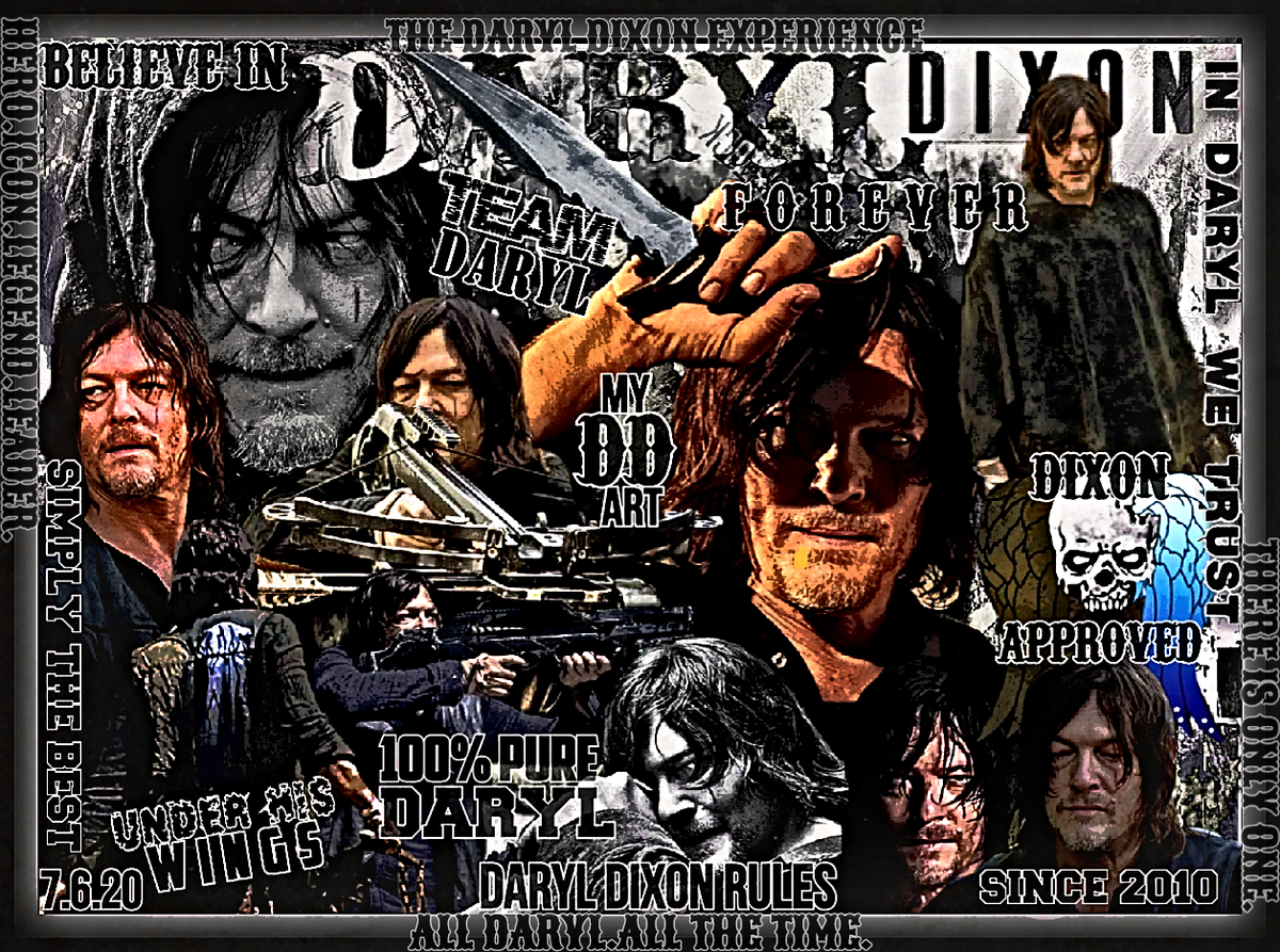 MyDarylArt's tweet photo. 💀Season 10 Series💀
▪️DARYL DIXON RULES▪️BAD ASS
| UNDER HIS WINGS |DARYL DIXON FOREVER|
🏹ALL DARYL.ALL THE TIME🏹
*🔥BELIEVE IN DARYL DIXON🔥SIMPLY THE BEST
~💯% PURE DARYL.DIXON APPROVED~
-THE DARYL DIXON EXPERIENCE-TEAM DARYL.
*7.9.20*
[4 Different Versions]
#MyDarylDixonArt https://t.co/TSquTq5yYa