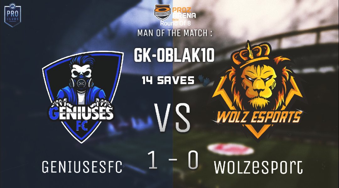 GENIUSESFC's tweet photo. #MatchDay
#GS #ProClubs #بروكلوب
🆚 | @WoLzeSports
🏆 | @Prozarena
- لا جـديـد على العباقـرة ! ⚫🔵
#GSFOREVER https://t.co/xVLEaD3oGD