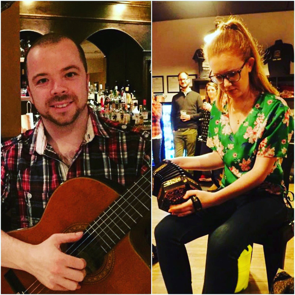 Friday night!  Wicked Irish tunes on the patio with Gormlaith Maynes on concertina and Cian O'Morain on guitar 6-8pm.  No cover!  #PEI #discovercharlottetown #tunes #irish #irishmusic #concertina #patiotunes