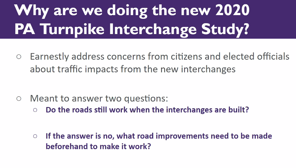 This is your traffic engineering lobby at work. Assumption that the interchanges *will* be built and local road widenings *must* happen in conjunction