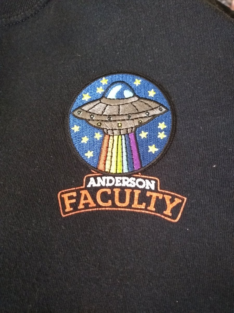 louisekeep2's tweet photo. Here's my new faculty T-shirt!  Iron on stickers.  Yay! https://t.co/6JT9jPHKy0