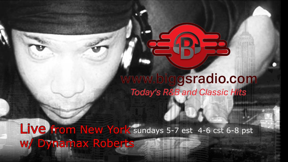 DynamaxRoberts's tweet photo. come spend some time with me sundayz " LIVE FROM NEW YORK " Radio Show with your friend Dynamax Roberts https://t.co/aHgf1XE6dH
5-7 est 4-6- cst https://t.co/pkAdEsiIIs