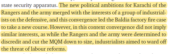 Everyone bought the conclusions of new JIT report and this is exactly what owners had claimed since the beginning. Basically, interest of owners (and of their supporters among Karachi’s business community) clearly converged with those of the state security apparatus.