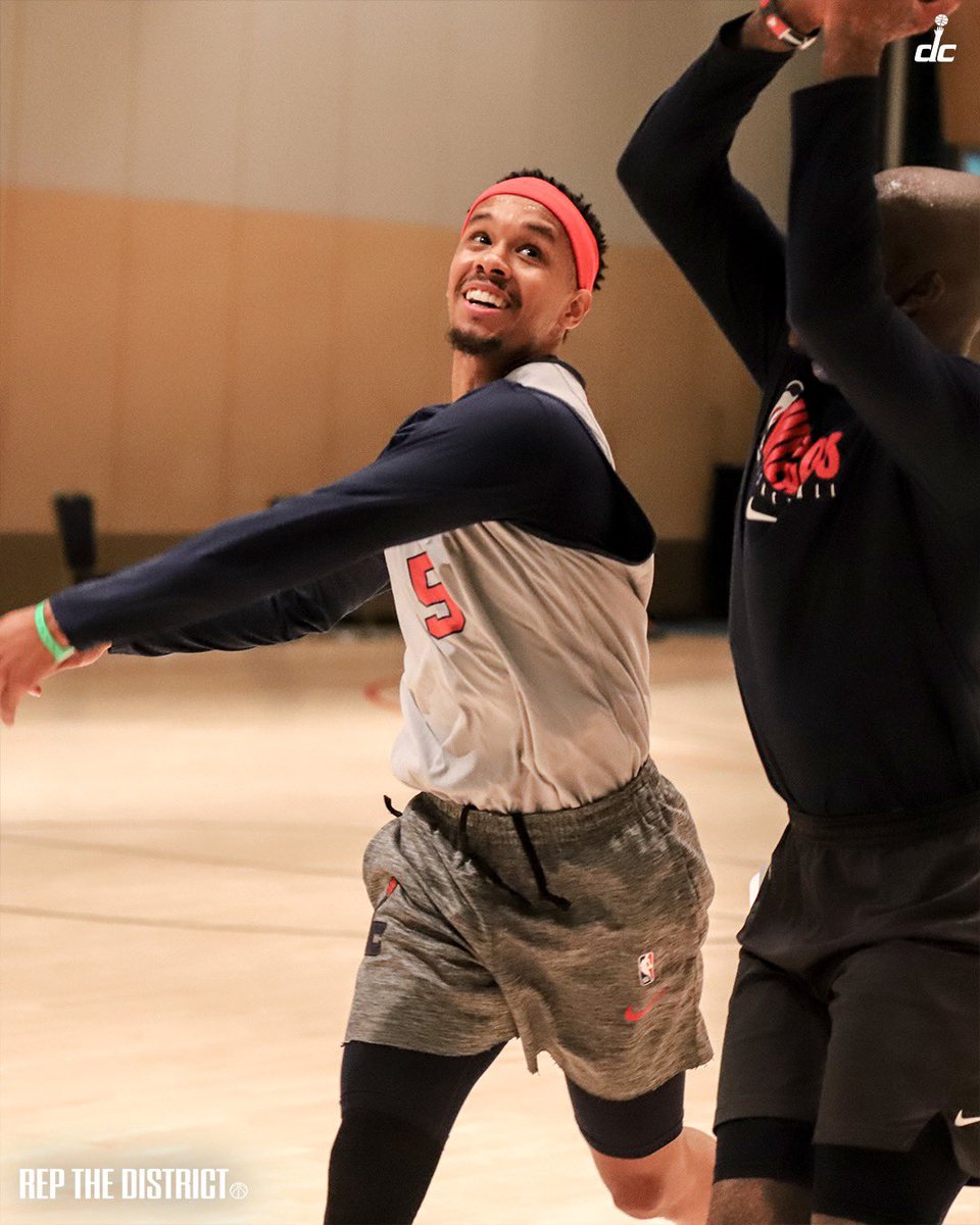 WashWizards's tweet image. First practice in four months in the books. 📸