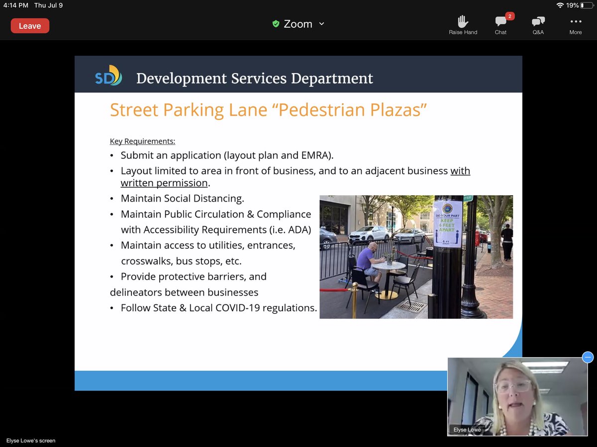 EL: We’re not expecting your barriers to penetrate the ground. It’s actually really important that you don’t drill into the ground unless we have done a review bc there is a lot of infrastructure under the ground. Barriers should not block storm drain gutters or fire lanes.