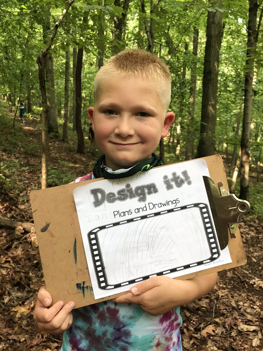 JanemarieMckay's tweet photo. Today was STEM YOUR FORT DAY @RockHollowWoods. Thank you @MaierBrenda for the inspiration! The campers LOVED your book & creating forts! #RockHollowWoods #playoutside https://t.co/s2Lutdew5g