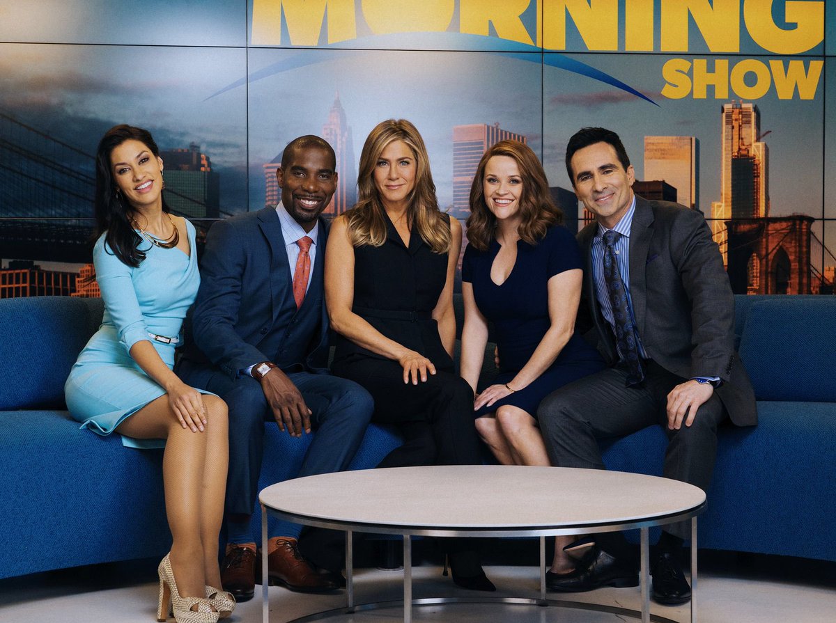 TheMorningShow's tweet photo. 🎉 Hot off the press 🎉

#TheMorningShow has been nominated for a 2020 TCA Award for Outstanding New Program! Cheers to the whole cast and crew 👏 https://t.co/abTsTcMOUZ