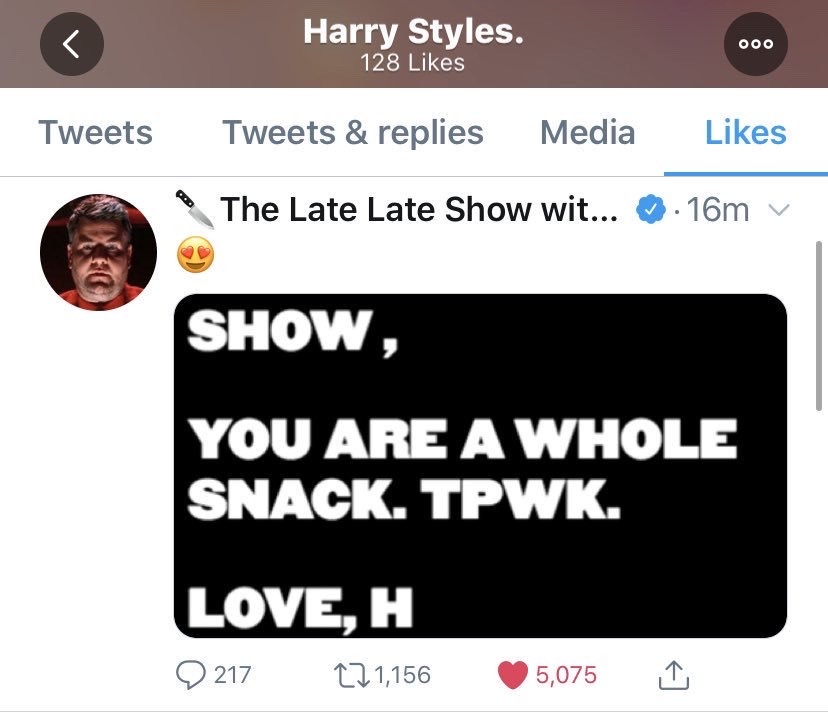 10. harry likes a tweet and follows a band on ig. now we’re all going feral bc he’s so active on sm!