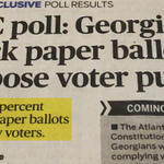 Photo by Georgia Election Integrity (@PaperBallotsGA)