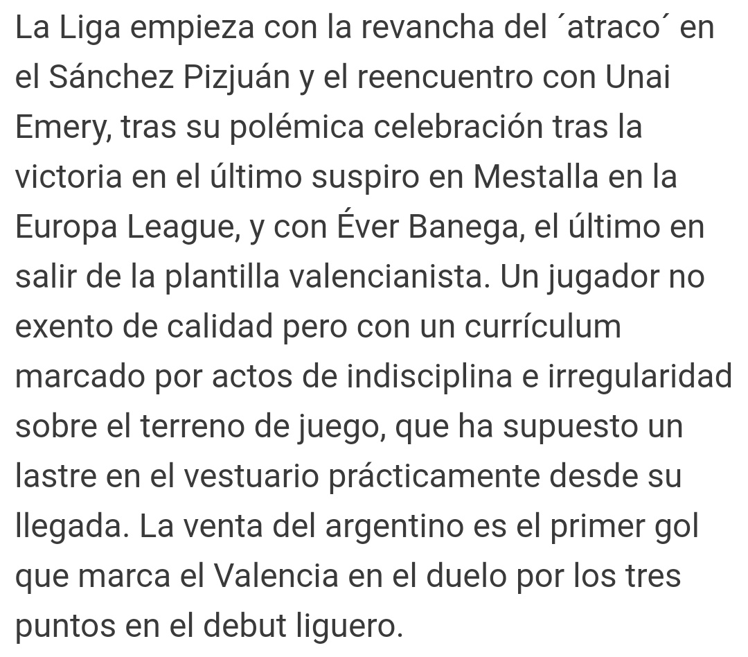 Fue una de las mayores faltas de respeto a un jugador que vi por parte de la prensa. Y, bueno, hoy quizás <a href="/Ever10Banega/">E . B . H</a> lo lea con una sonrisa socarrona en la cara.