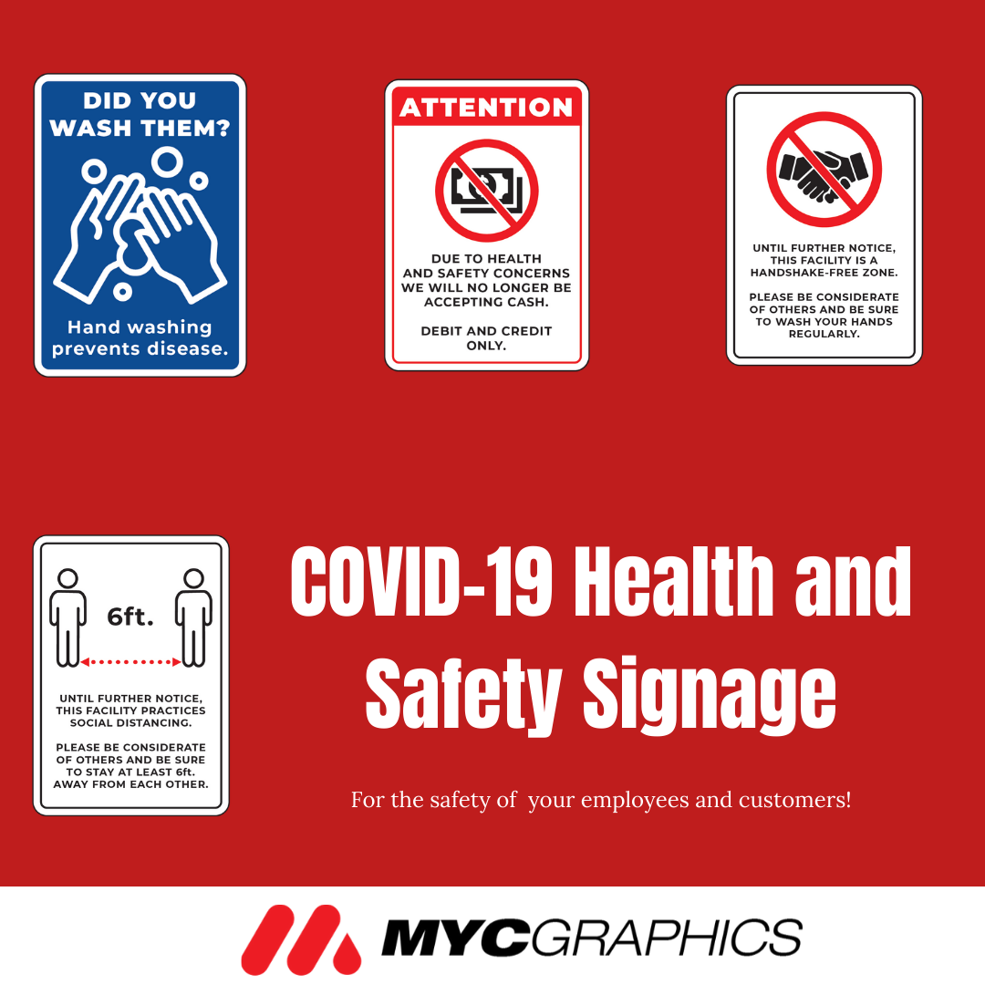 myc_media's tweet photo. We are your one-stop solution for all your Health and Safety needs. We ensure you have everything you need to reopen your business amidst the ongoing pandemic. Reach out to learn about custom safety and signage solutions to protect your workplace and employees: (416) 907-9491 https://t.co/pozXL33kBW