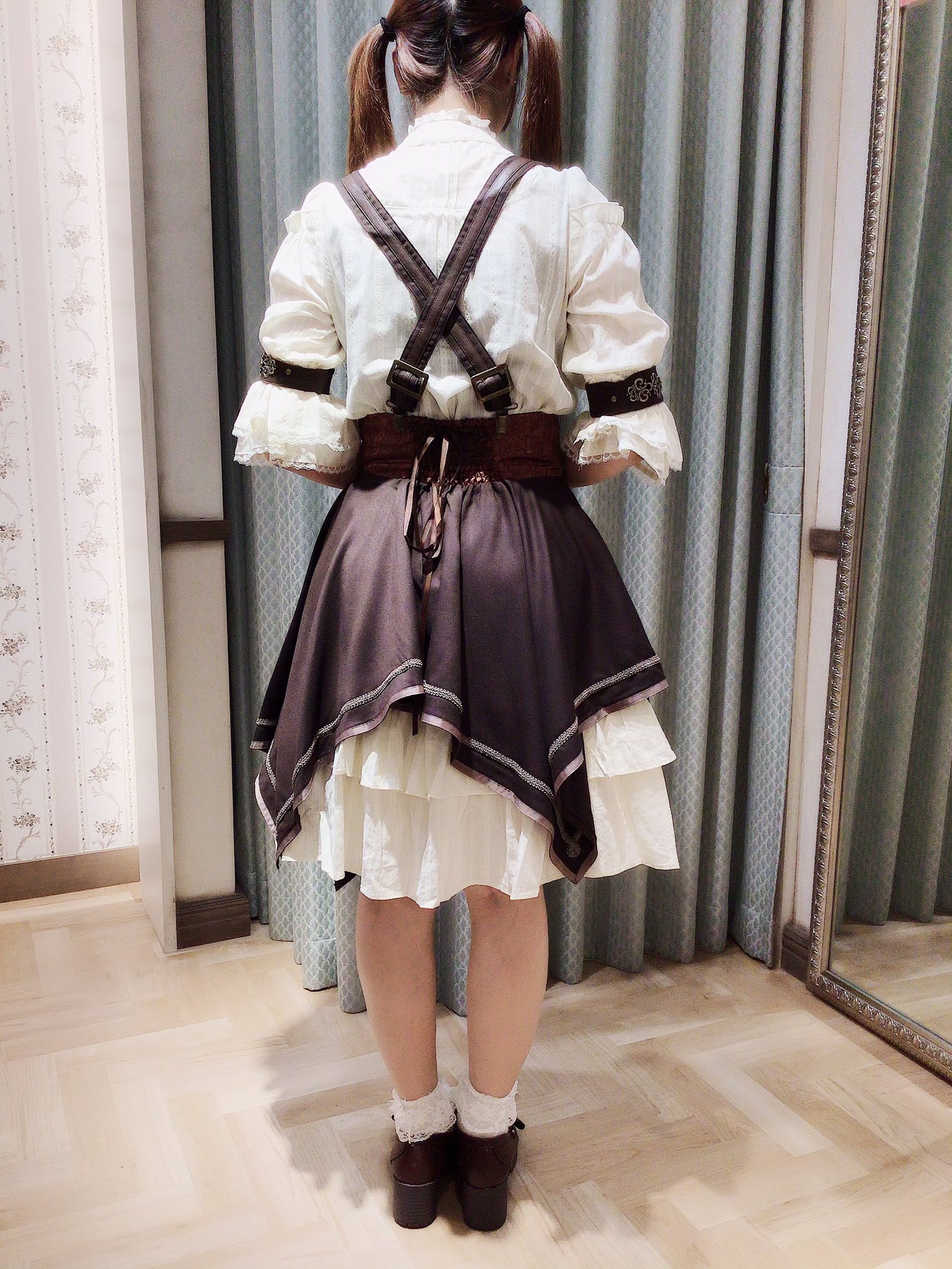 Amavel Steampunk Gearシリーズ 上下セット 美しい レディース