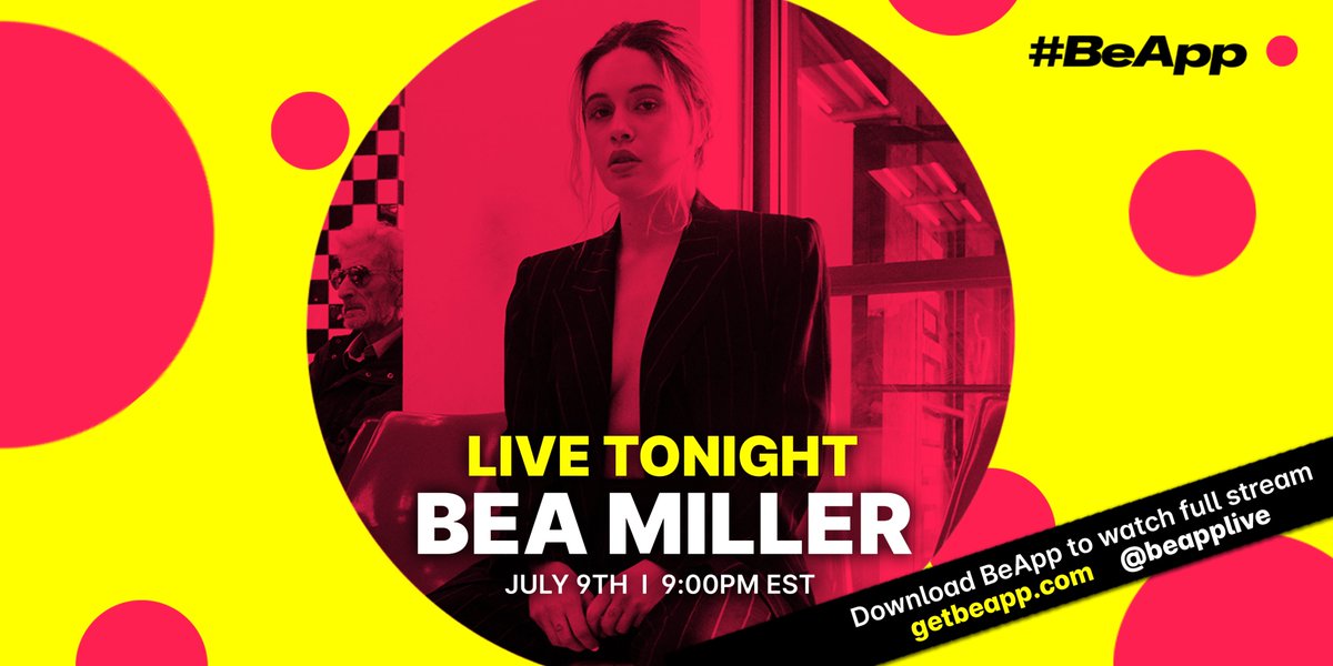 we. can't. wait. 

we're gonna go crazy on #BeApp for <a href="/beamiller/">bea</a>'s first EVER live stream!!!!! don't miss it, 9pm est! SEE U IN AN HOUR 🧢🚫 #BeaMiller