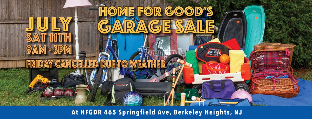 HomeforGoodDogs's tweet image. Please remember that the FRIDAY HAS BEEN CANCELLED for the garage sale due to expected bad weather. Saturday 9am-3pm is still on!
July 11th! 9am - 3pm at Home for Good Dog Rescue!
Face masks are required and please maintain social distancing while shopping.