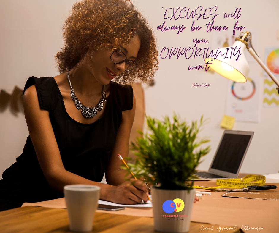 cvfreelanceserv's tweet photo. Treat each day as an opportunity to a chance  in achieving  a goal.  Leave all excuses behind.

#VirtualAssistancegoal #VirtualAssistantServices #workfromhomeadminassistants #socialmediavirtualassistants #flexibletime #freelancing https://t.co/6YbOphBKJS