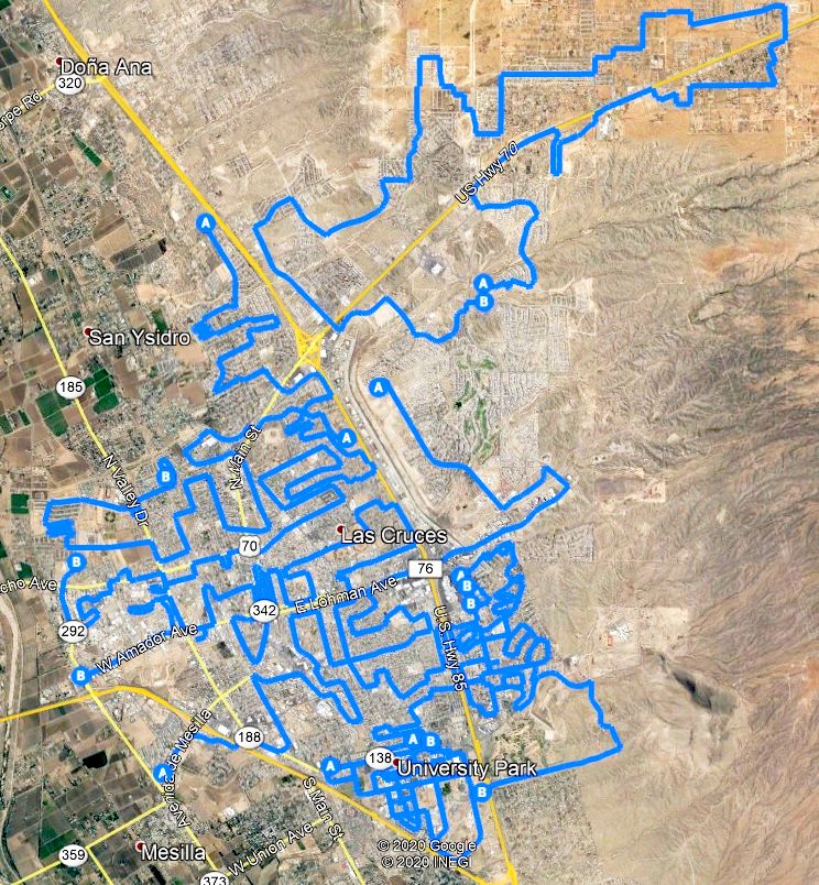 NMClimate's tweet photo. We will be mapping the City of Las Cruces during the CAPA Heat Watch project using mobile temperature sensors: 5 car teams and 2 bicyclists will be participating Friday. #heatwave #UrbanHeatIsland #LCishot #SummerHeat #health https://t.co/MwAyLOfhUJ