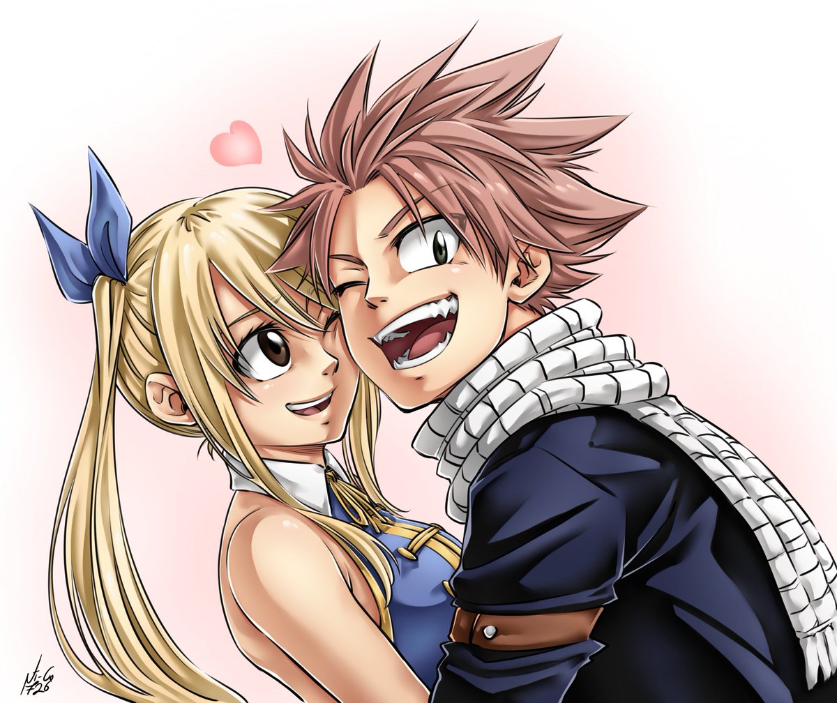 These two are so precious #Nalu #FairyTail #hiromashima.