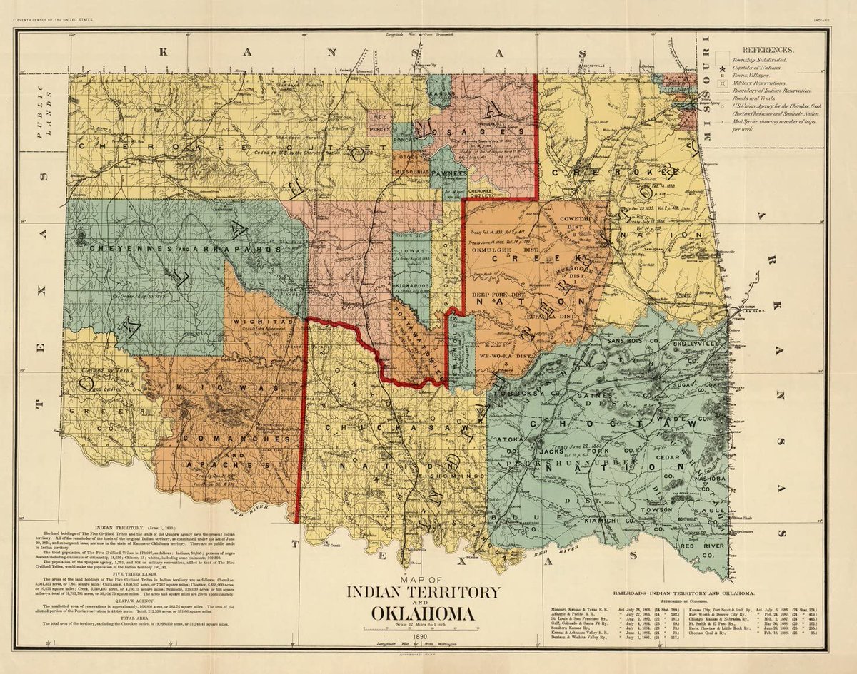 If Muscogee has that much control over its land now, why not all the rest in former Indian Territory?Why not?That's the question that -- yes -- half the land of the state is now asking itself.What will the answer be?I can't wait to find out.[/thread]