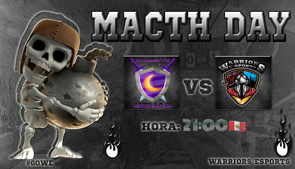 💥Match Day💥
🏆<a href="/CallistoLeague2/">CallistoLeague</a> 
⚔<a href="/CallistoSquadMX/">Callisto Squad</a> vs @WarriorseS_Gg 
⏰9pm🇵🇪;11pm🇦🇷