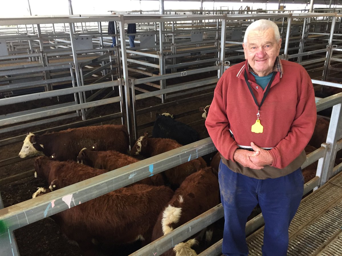 Wally Stocks, Bathurst, sold these nine to 10 month Hereford steer for $1250/head (444c/kg) ⁦<a href="/CTLX_Carcoar/">CTLX_Carcoar</a>⁩ store sale.