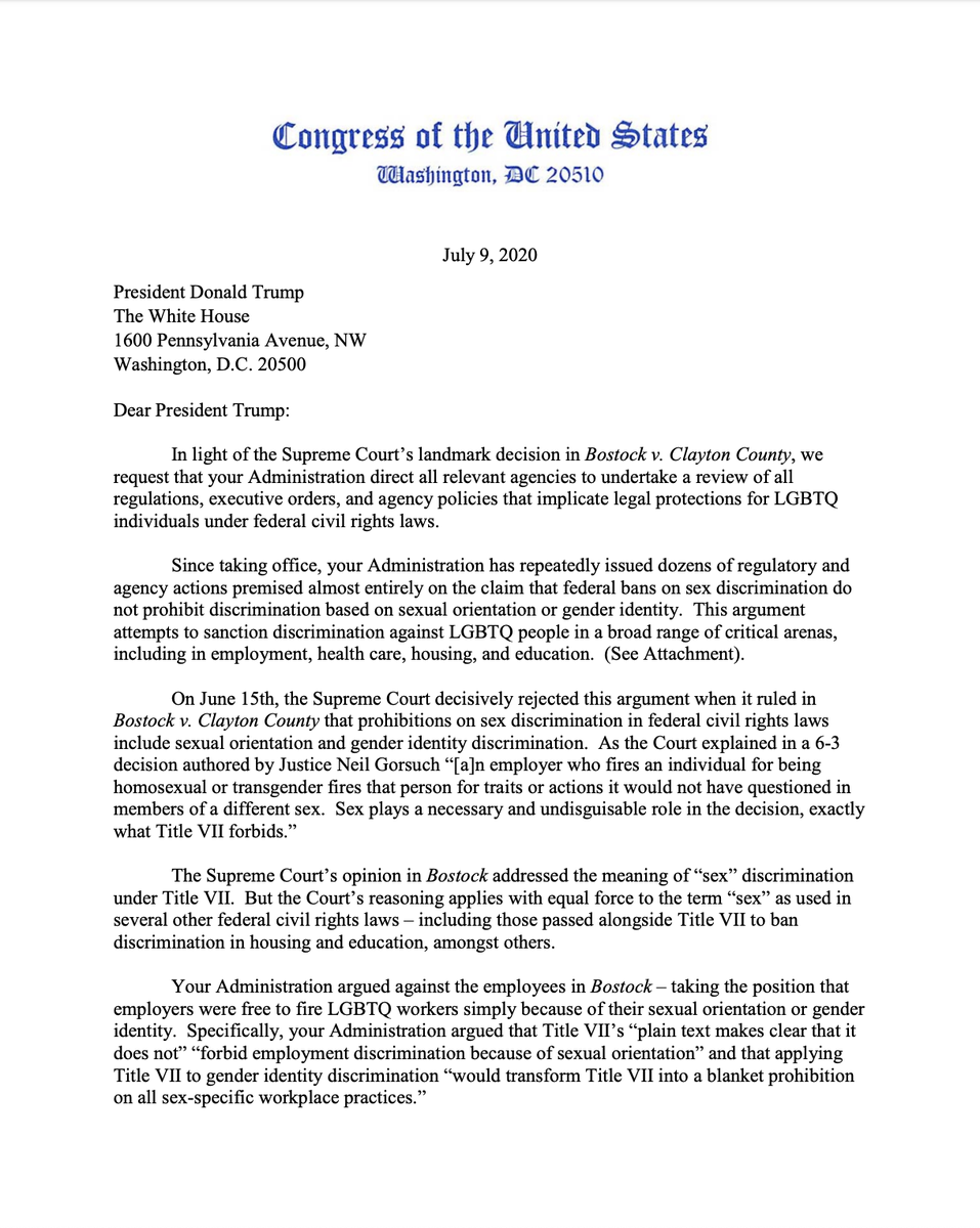 Screenshot of page 1 of the letter. The full text is available at the link in the original tweet.