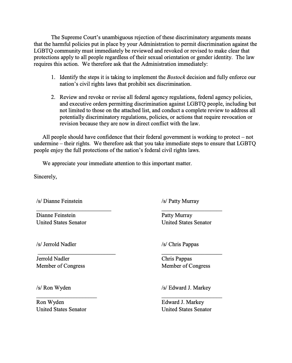Screenshot of page 1 of the letter. The full text is available at the link in the original tweet.
