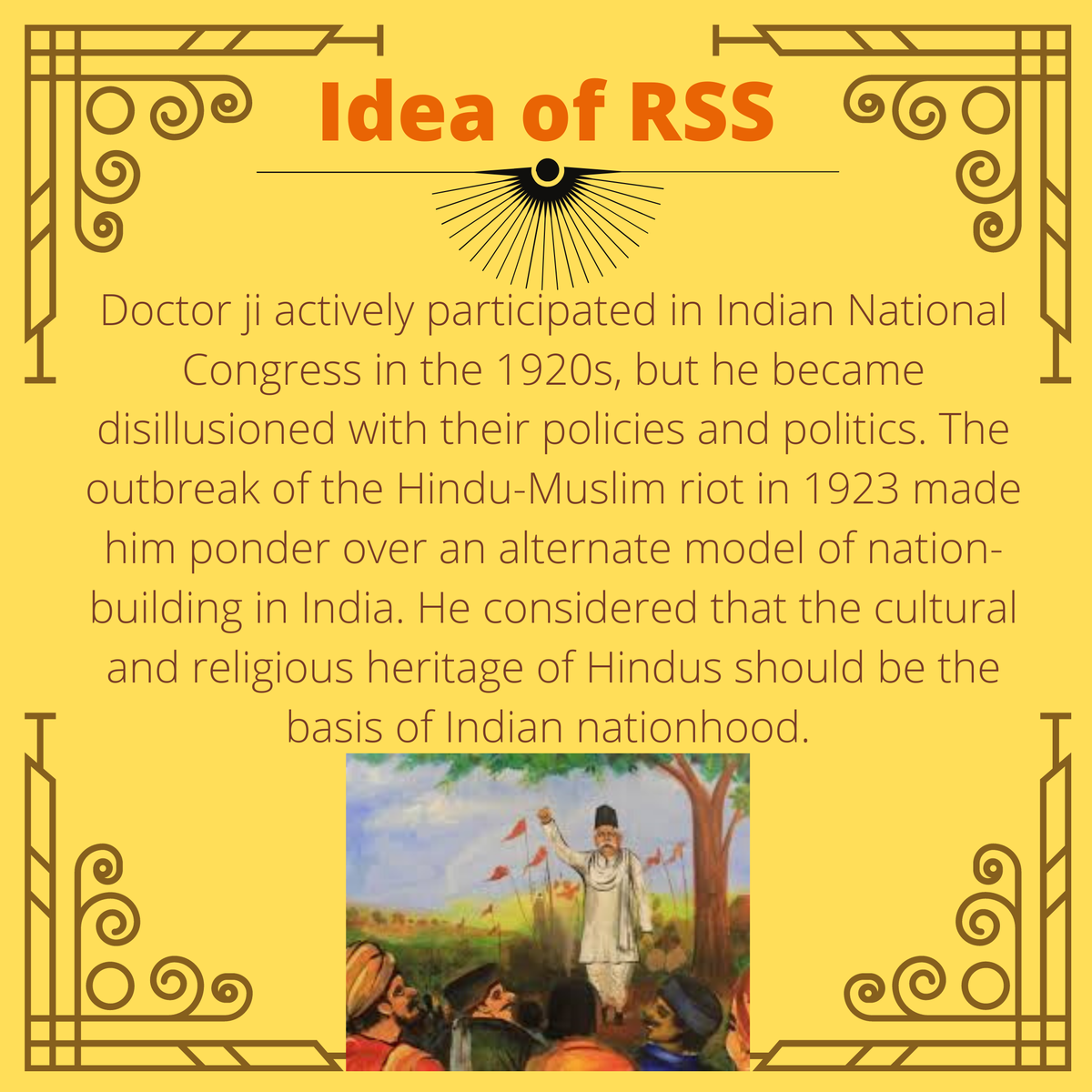 HSSUSAGeorgia's tweet photo. A person who has foreseen and analyzed the plight of Bharat Mata and created an organization which he could serve only for 15 years, that organization is now deeply rooted in each and every corner of India and is a driving force behind modern Indian and Hindu aspirations. https://t.co/260vtlFjFG