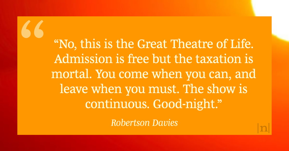 |n|otabilia 820  ⁂ from The Cunning Man ⁂ Robertson Davies || Read the full quote in *Notabilia*, a daily(ish) newsletter → ktxc.to/nbts

⁣⁣⁣#notabilia #quotes #newsletter #literaryquotes #commonplacebook #RobertsonDavies #novel