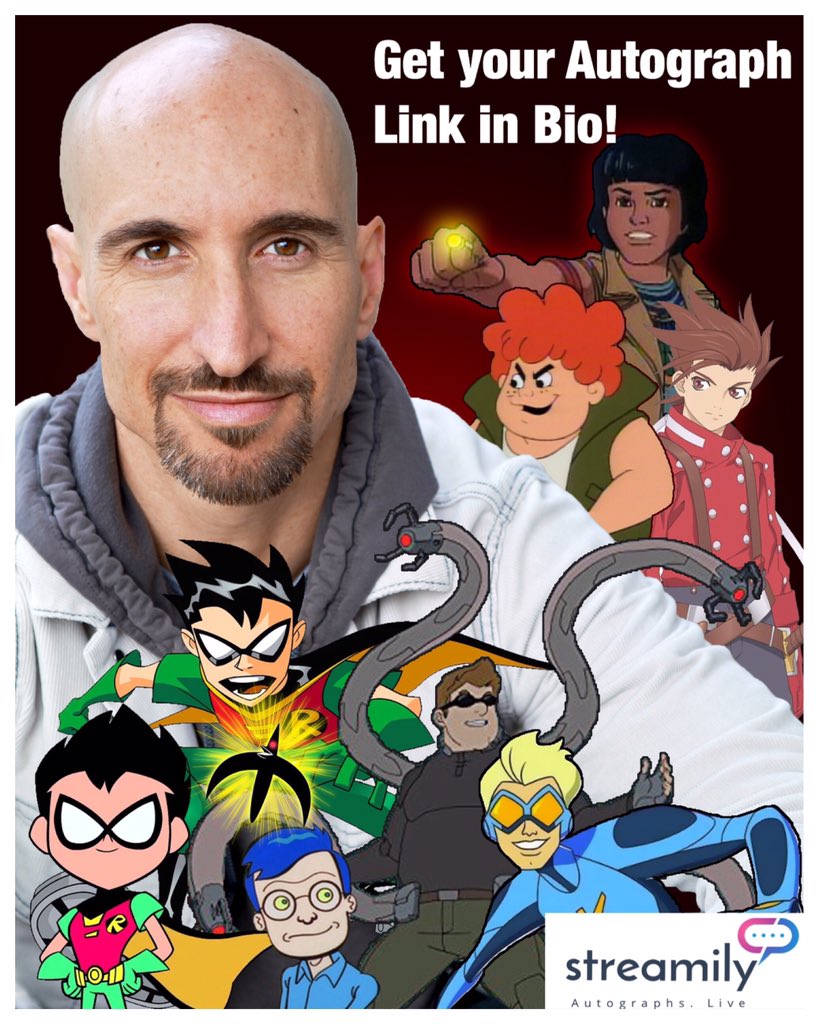 Scott Menville (@scottmenville) on Twitter photo I’ll be on IG Live this Saturday at 1pm PST
signing autographs and virtually hangin' out w/ my fellow Teen Titans <a href="/tarastrong/">tara strong</a> <a href="/GregCipes/">Greg Cipes</a> & <a href="/kharypayton/">Khary Payton</a>
to help benefit
<a href="/TogetherWeRise/">Foster Love - Together We Rise</a>
Purchase prints here for us to personalize while you watch and #AMA !
streamily.live/scottmenville I’ll be on IG Live this Saturday at 1pm PST
signing autographs and virtually hangin' out w/ my fellow Teen Titans <a href="/tarastrong/">tara strong</a> <a href="/GregCipes/">Greg Cipes</a> & <a href="/kharypayton/">Khary Payton</a>
to help benefit
<a href="/TogetherWeRise/">Foster Love - Together We Rise</a>
Purchase prints here for us to personalize while you watch and #AMA !
streamily.live/scottmenville