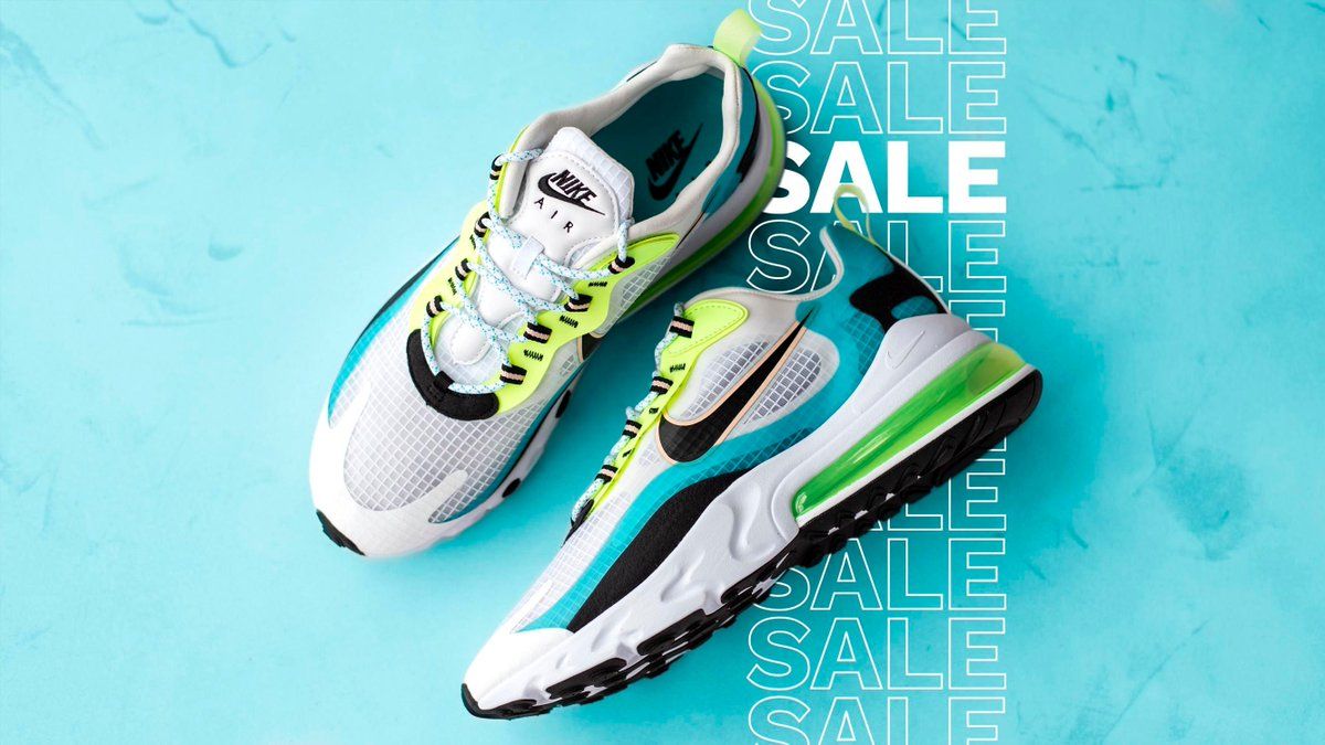The Sole Supplier The Nike Air Max 270 React Se Oracle Aqua Is Now Less Than Half Price T Co Yqv46ahscg T Co Ityfsmnapq Twitter