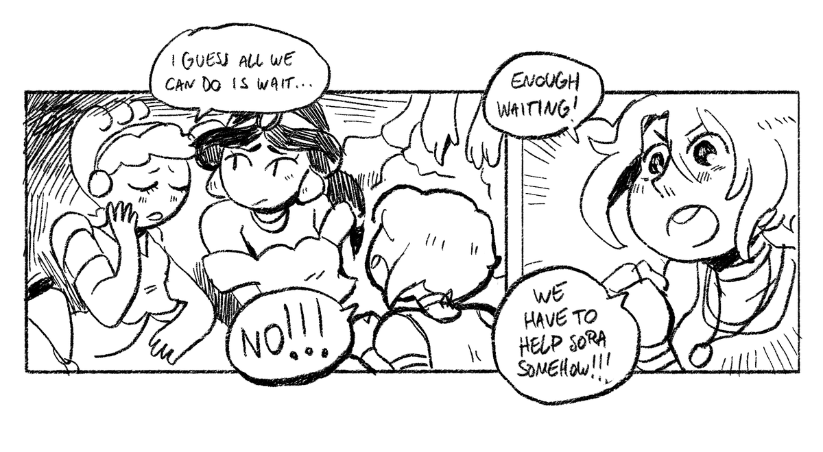 ✨? WAITING IS ALL YOU CAN DO ?✨
a series of short comics about kairi kingdomhearts, about agency, and about finding out who you are beyond "the love interest"
https://t.co/wCyaoRYxic 