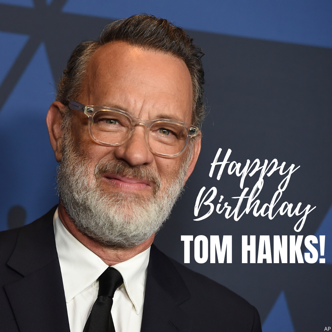  HAPPY BIRTHDAY! Tom Hanks turns 64 today. 