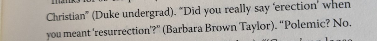 PhDurhamOT's tweet photo. This makes all my preaching blunders (and there are many) pale in comparison.

From Will Willimon's memoir "Accidental Preacher." https://t.co/yLxG8AA4tE