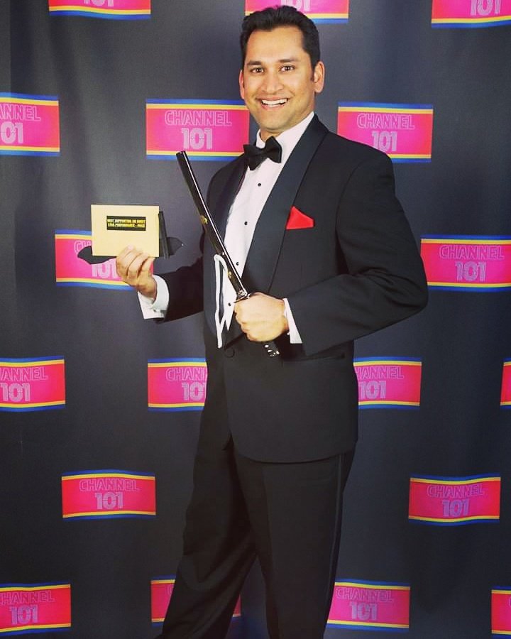 TommyMKing's tweet photo. Best Supporting Actor in a Comedy Series 2017!  #tbt #tbthursday #actorslife #LatetonightwithNickBurton #setshots #setlife #comedycentral #Amazonprime #comedyactor #channel101 https://t.co/MOF4jgfWXU