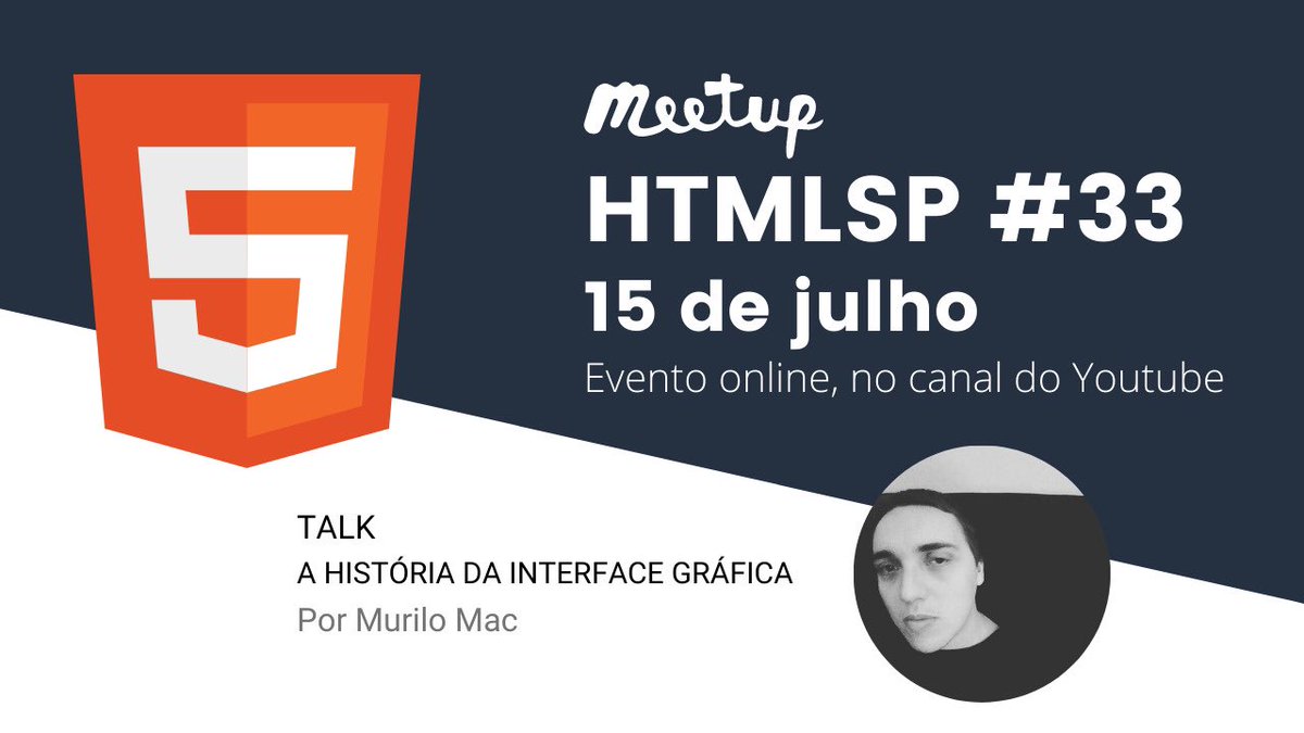 HTML SP (@html_sp) on Twitter photo Temos um encontro marcado para a <a href="/frontendweek/">Frontendweek</a> que acontece na próxima semana! Teremos uma talk muito legal com @murilomac1991!
🕗 15/07 - 19:00
🔔 youtu.be/Mj4kmvVXF_A
Será sobre a história da UI e a gente garante que vai ser muito legal! Então se planeja e não perde! 😁 Temos um encontro marcado para a <a href="/frontendweek/">Frontendweek</a> que acontece na próxima semana! Teremos uma talk muito legal com @murilomac1991!
🕗 15/07 - 19:00
🔔 youtu.be/Mj4kmvVXF_A
Será sobre a história da UI e a gente garante que vai ser muito legal! Então se planeja e não perde! 😁
