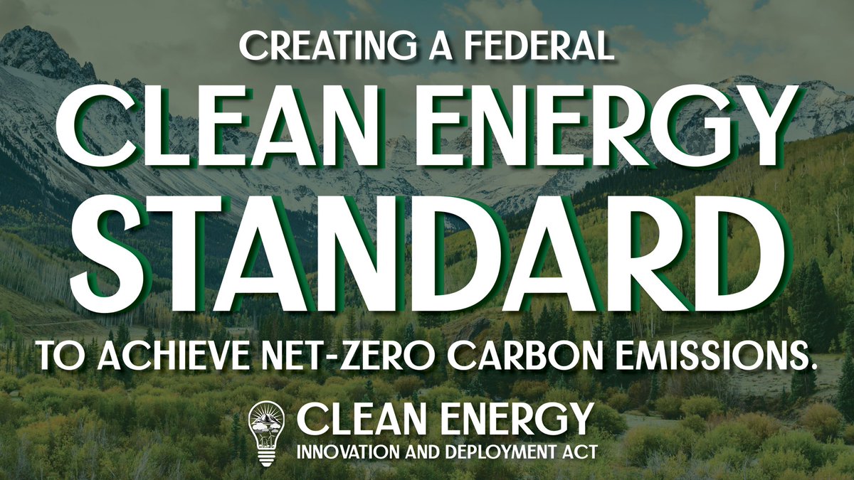 RepDianaDeGette's tweet image. #DYK: Nearly 1/4 of all U.S. greenhouse gas emissions come from the production of electricity.

Our #CleanEnergyStandard will increase our use of clean-energy technologies to fully eliminate those emissions as early as 2037.