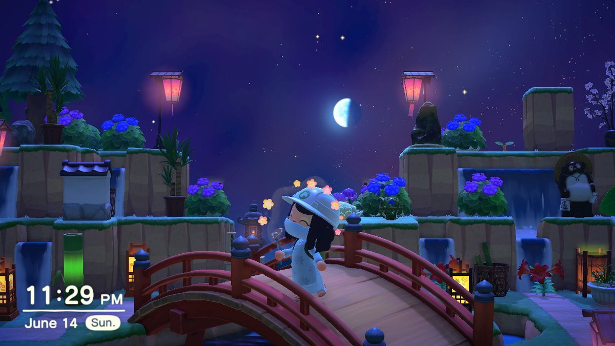 hanle2000's tweet photo. #AnimalCrossing #ACNH #NintendoSwitch
my island entrance at night, it's not a very good 
shot but i'll be updating my island progress :) https://t.co/YQZYDOFBPh