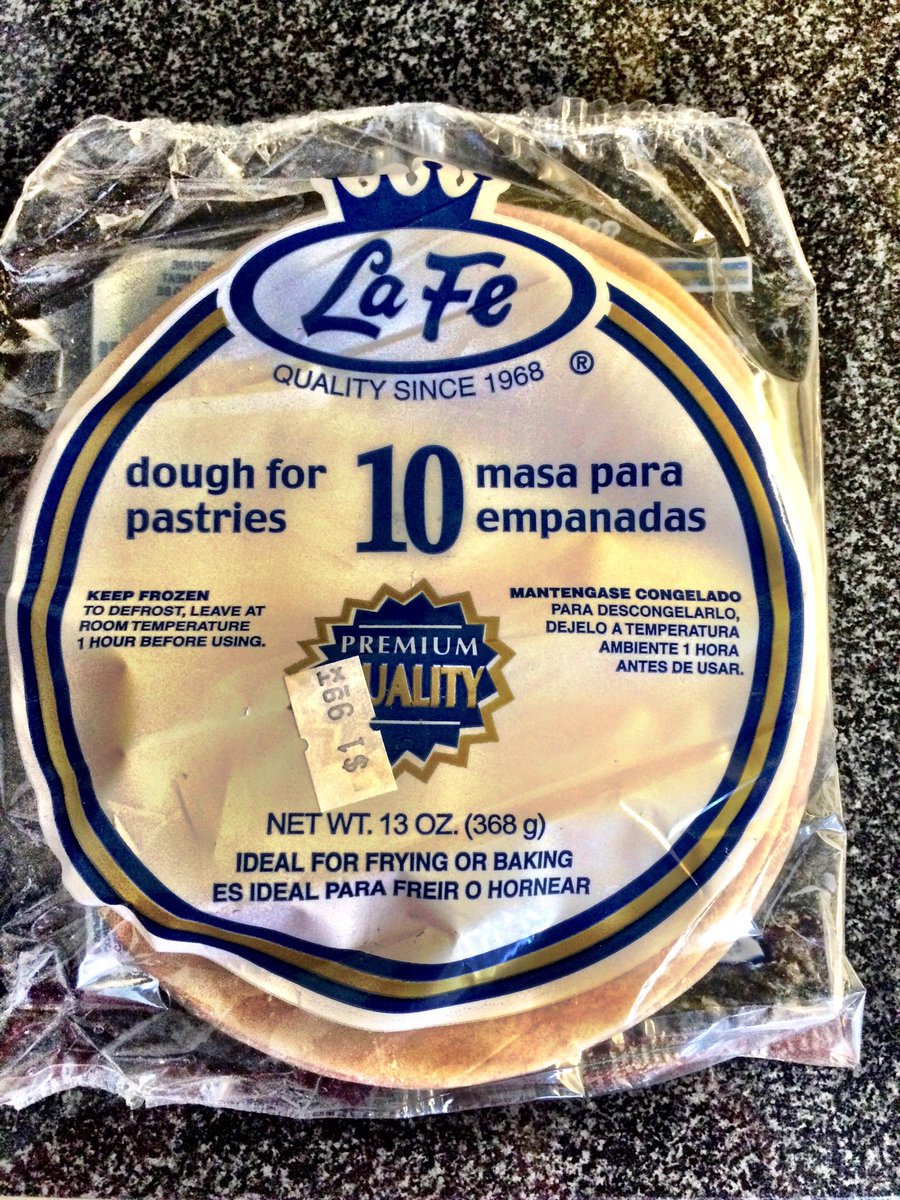 frozen empanada dough for those that use the goya brand