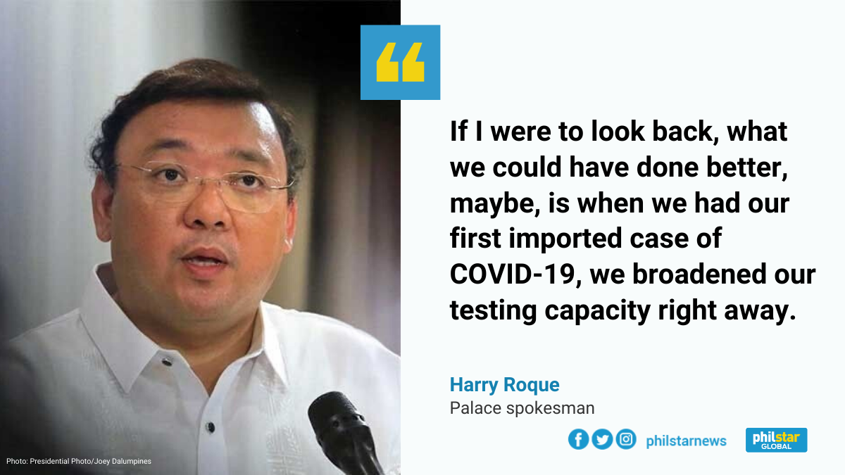The Palace admitted that it could have increased the country's capability to test for the COVID-19 months sooner.

Back in February, when the country only had three confirmed infections, President Duterte said "everything is well in the country." 

READ: philstar.com/headlines/2020…